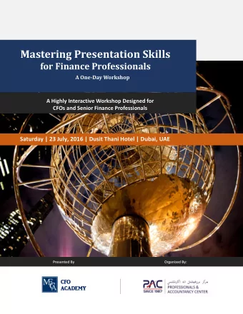 An Essential Strategy Tool In Enterprise Performance A Highly Interactive Workshop Designed for