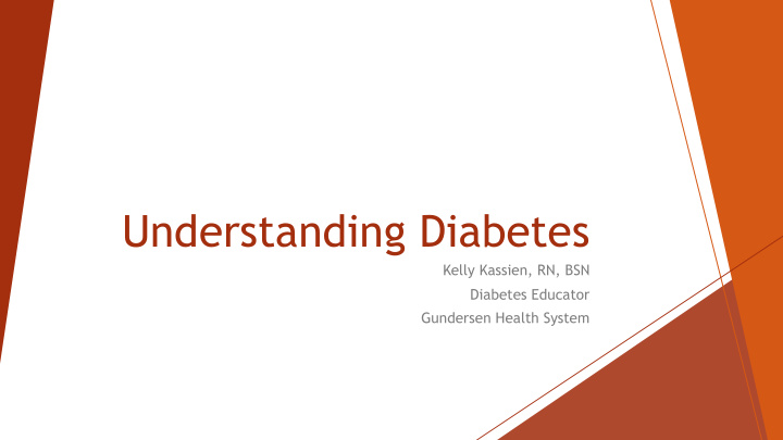 understanding diabetes