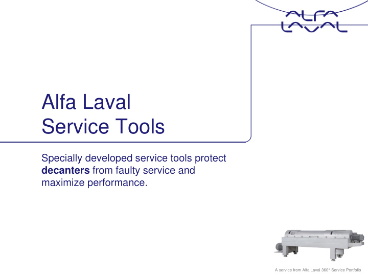 service tools
