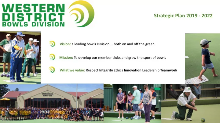 strategic plan 2019 2022