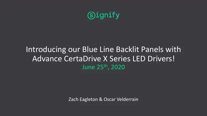 advance certadrive x series led drivers