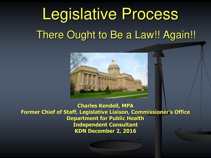 legislative process