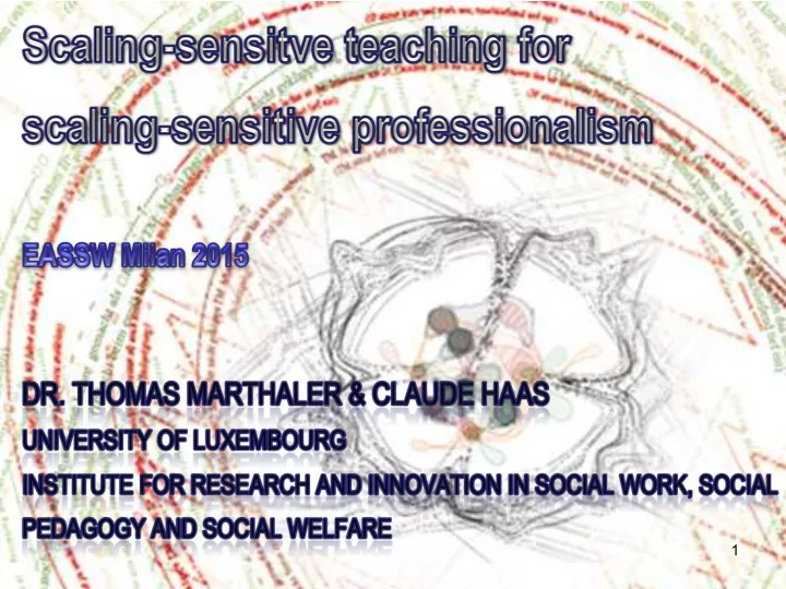 1 backgrounds and objectives of this talk