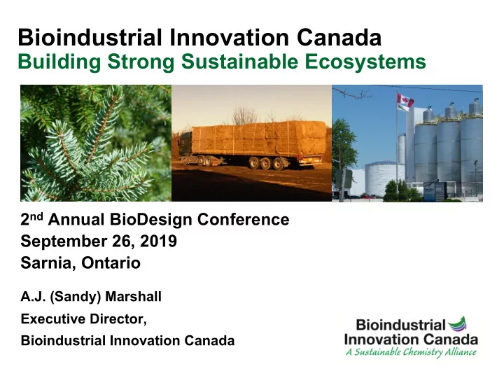 bioindustrial innovation canada
