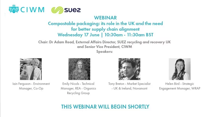 webinar compostable packaging in italy