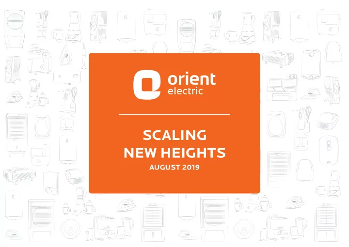scaling new heights
