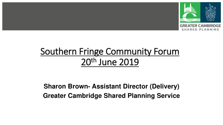 southern fringe community forum