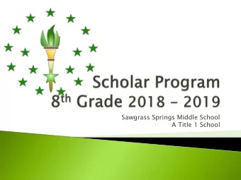 A Title 1 School  Program for academically talented / gifted  students  Accelerated and