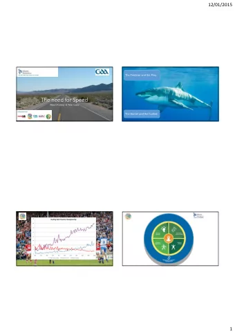 The need for Speed  Mary OConnor &amp; Peter Casey  The Hunter and the hunted  1  12/01/2015