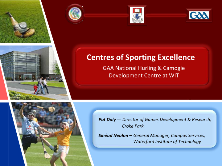 centres of sporting excellence