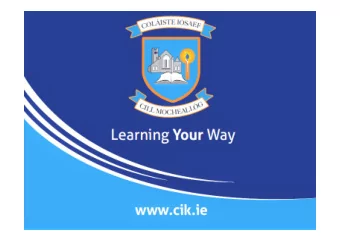 Mission Transition Programme  Treoir Nua  Coliste Isaef Community College  First Year