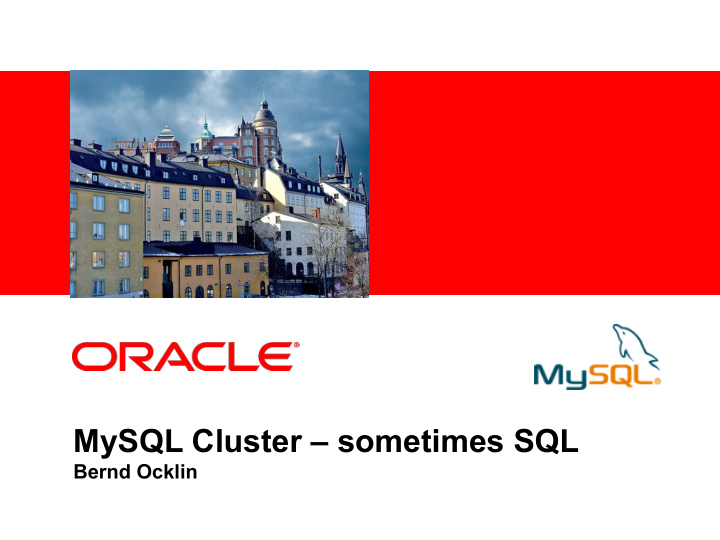 mysql cluster sometimes sql