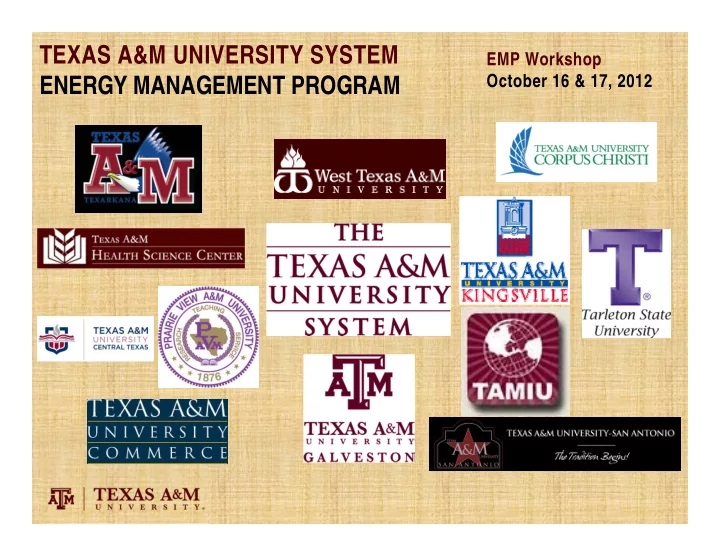 texas a m university system