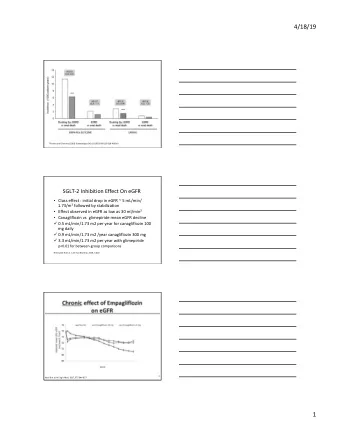 4/18/19  Thomas and Cherney (2018) Diabetologia DOI 10.1007/s00125-018-4669-0  SGLT-2 Inhibition