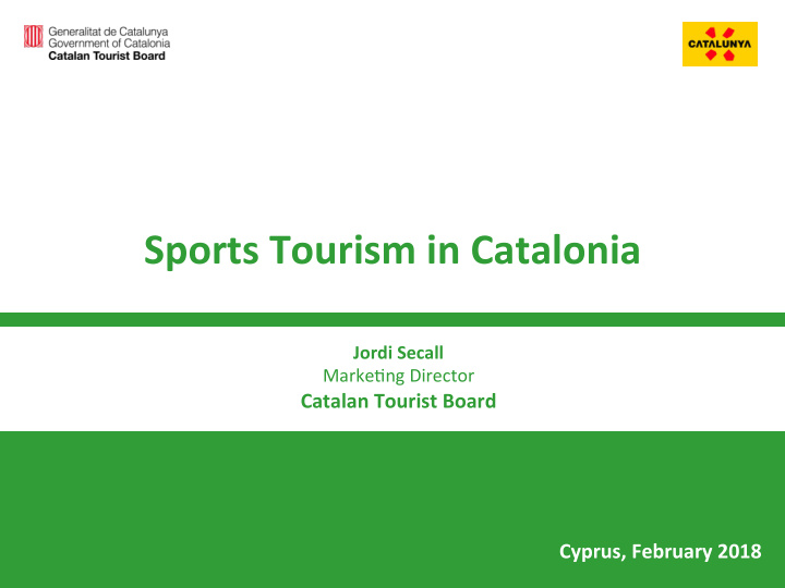 sports tourism in catalonia