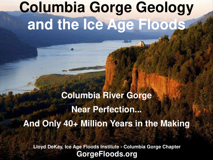 and the ice age floods