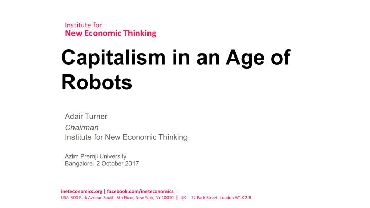 capitalism in an age of robots