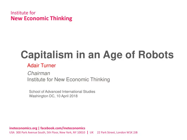 capitalism in an age of robots