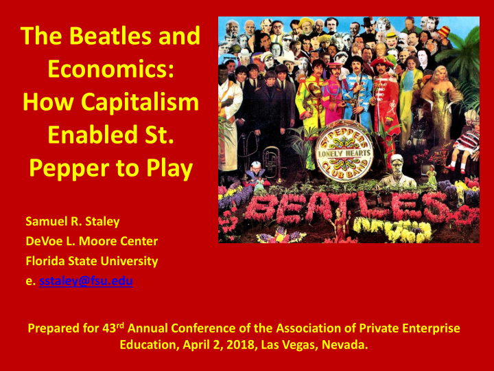 the beatles and economics how capitalism enabled st