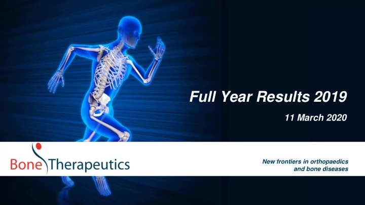 full year results 2019