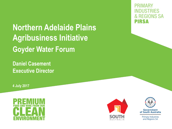 northern adelaide plains agribusiness initiative