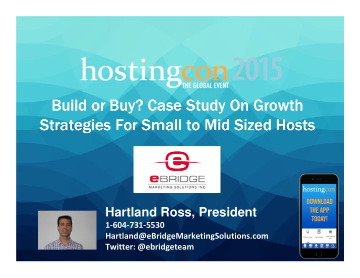 build or buy case study on growth build or buy case study