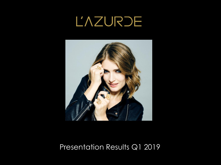 presentation results q1 2019 disclaimer