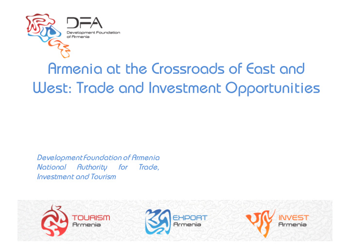 armenia at the crossroads of east and west trade and