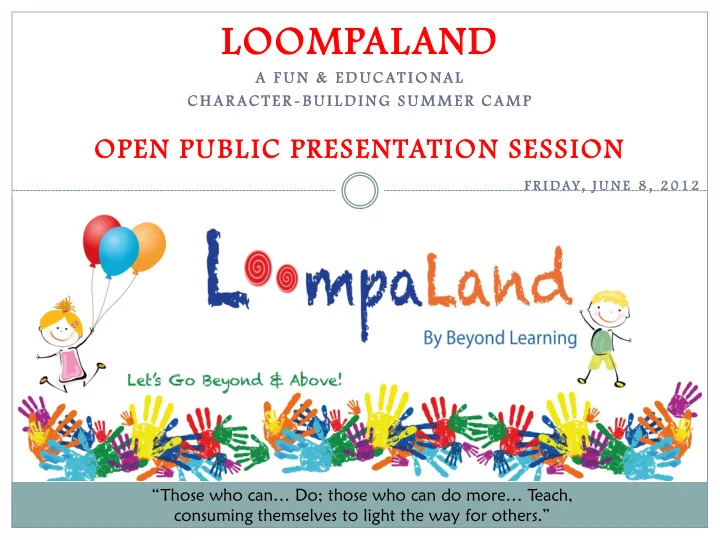 loompaland