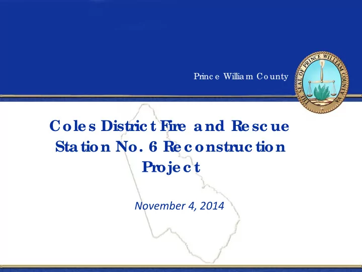 cole s distric t f ire a nd re sc ue sta tion no 6 re c