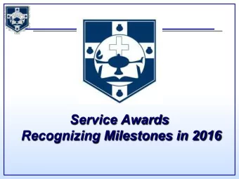 Service Awards  Recognizing Milestones in 2016  2016 Awardees  Five Year Recipients  Jessica Cook