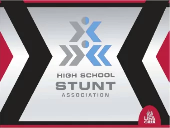 About STUNT About STUNT  STUNT is a competitive team sport derived from  traditional