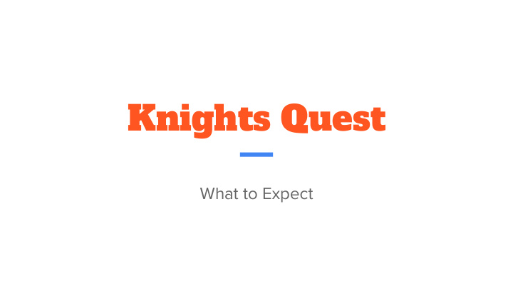 knights quest