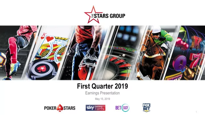 first quarter 2019