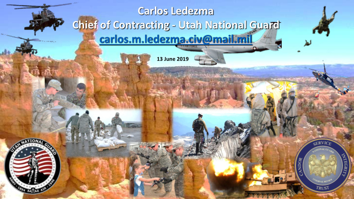 carlos ledezma chief of contracting utah national guard