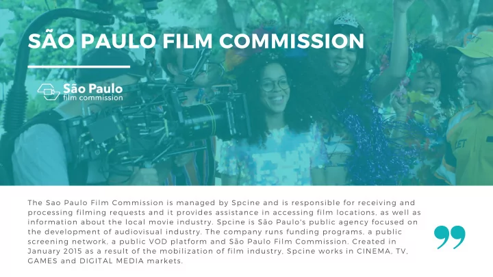 s o paulo film commission
