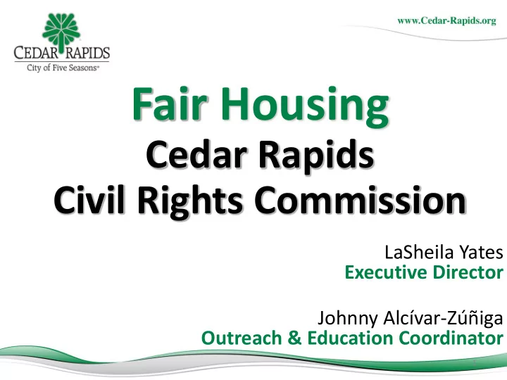 fair housing