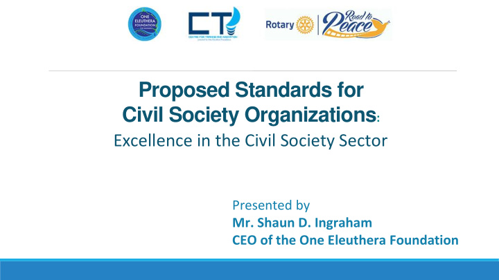 proposed standards for