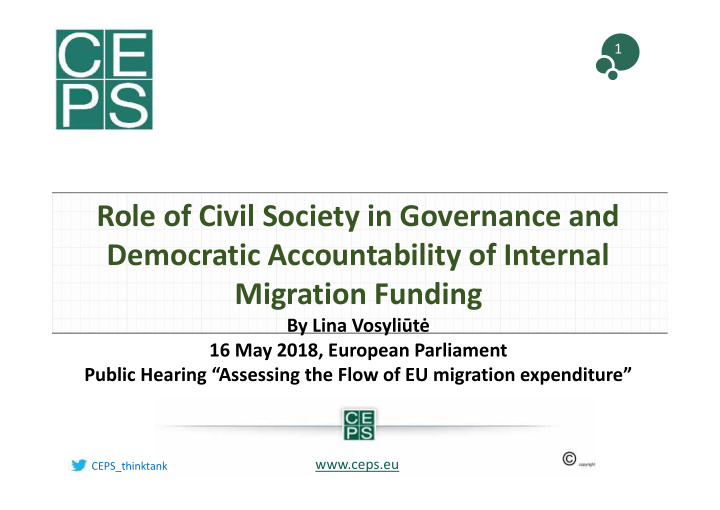 role of civil society in governance and democratic