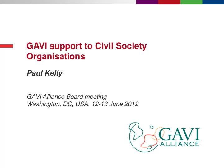 gavi support to civil society