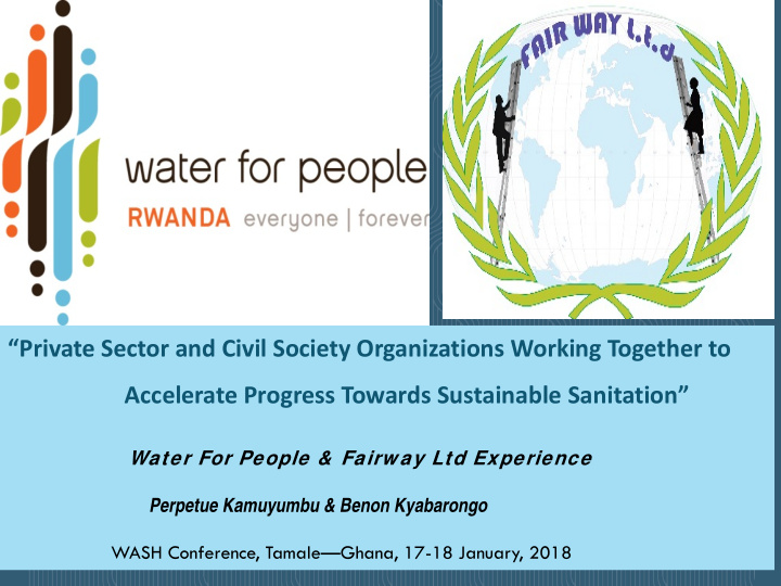 private sector and civil society organizations working