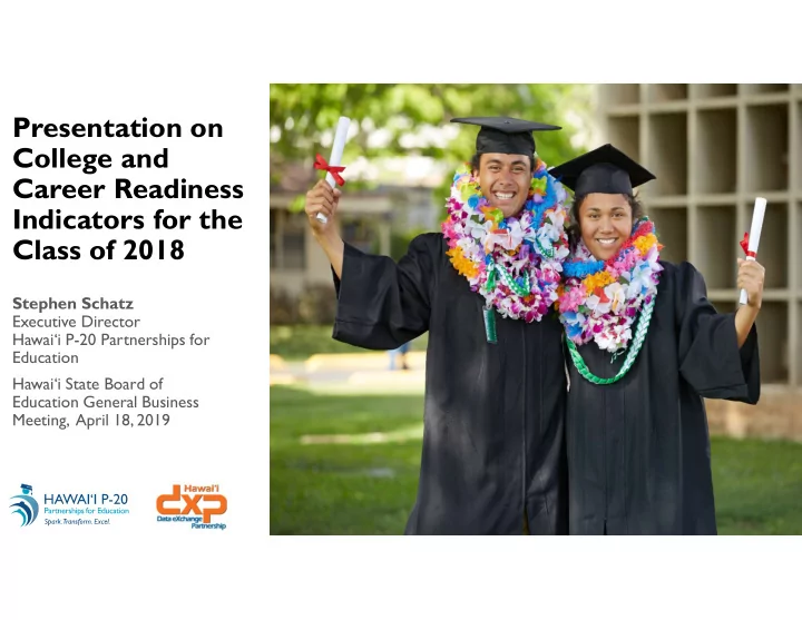 presentation on college and career readiness indicators