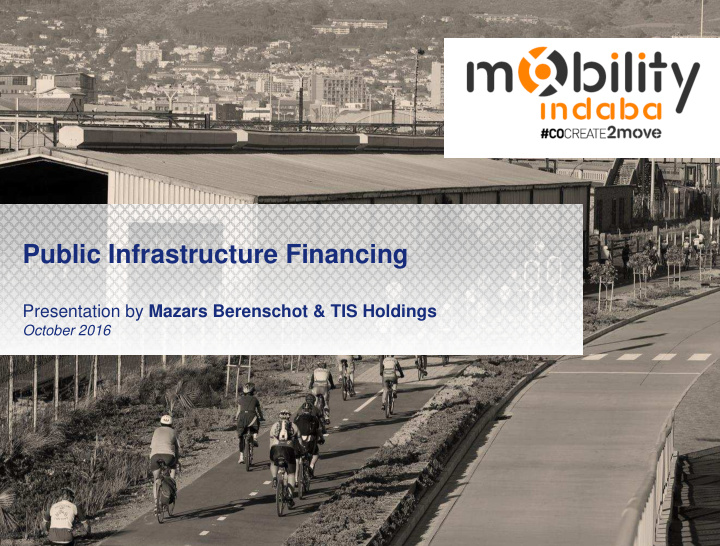 public infrastructure financing