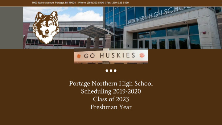 portage northern high school scheduling 2019 2020 class