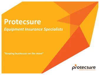 Protecsure  Equipment Insurance Specialists Keeping businesses on the move  CLICK TO EDIT
