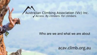 Who are we and what we are about  Access  is a  Three  Legged  Stool  A Quick Review of the Recent