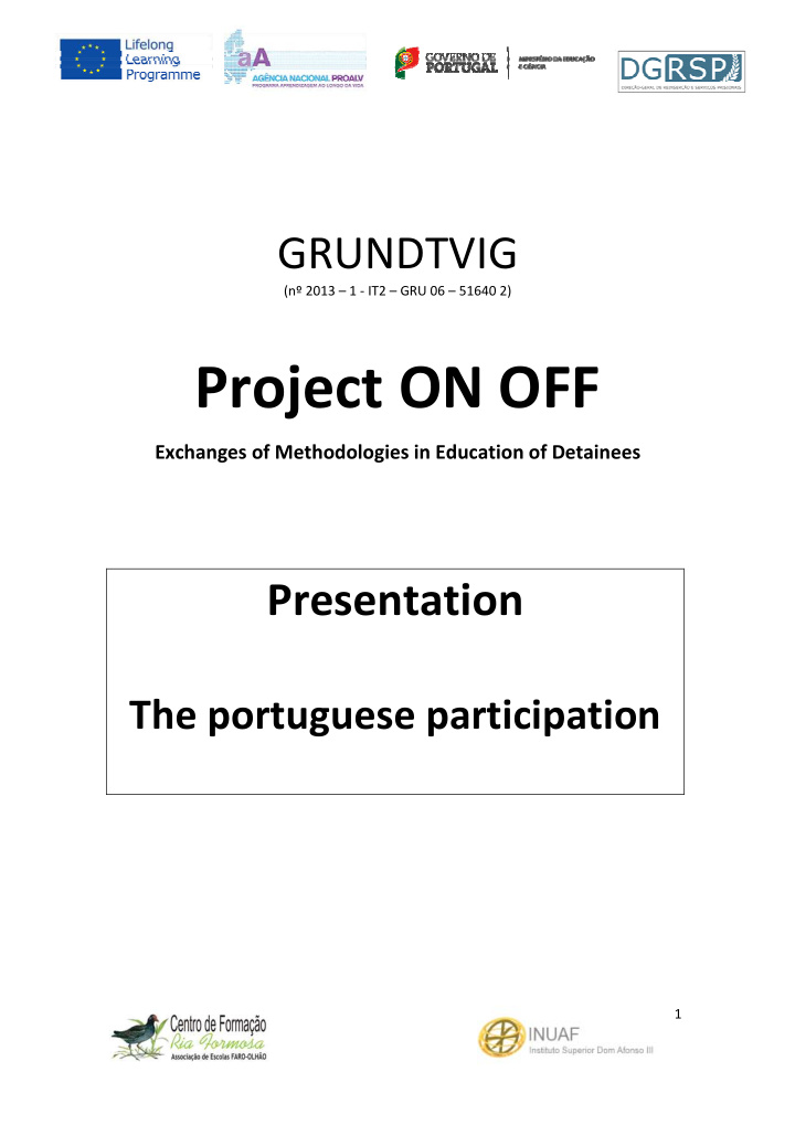 project on off