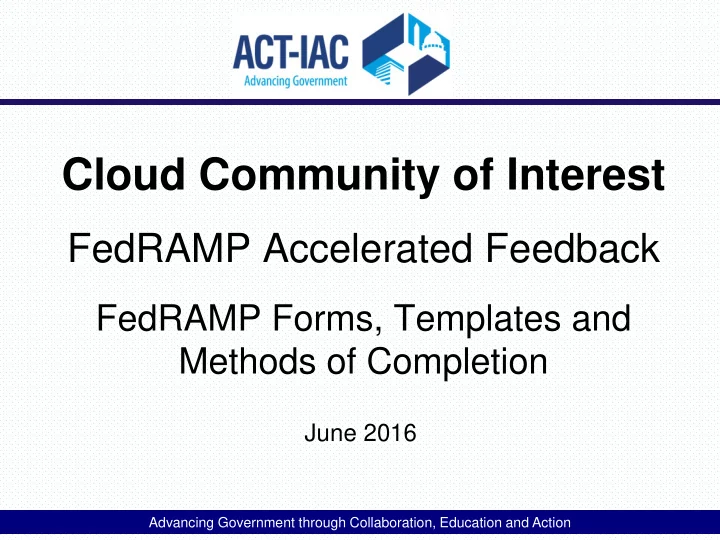 cloud community of interest
