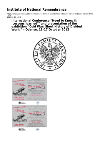 Institute of National Remembrance