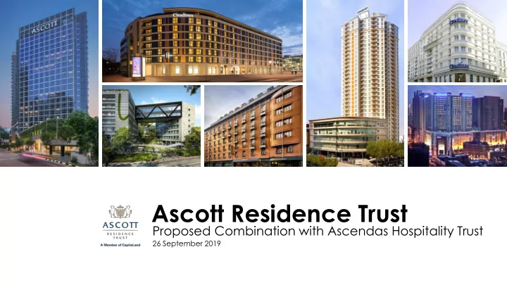 ascott residence trust
